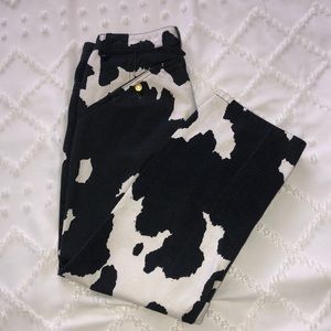 COW print pants - regular cut jeans